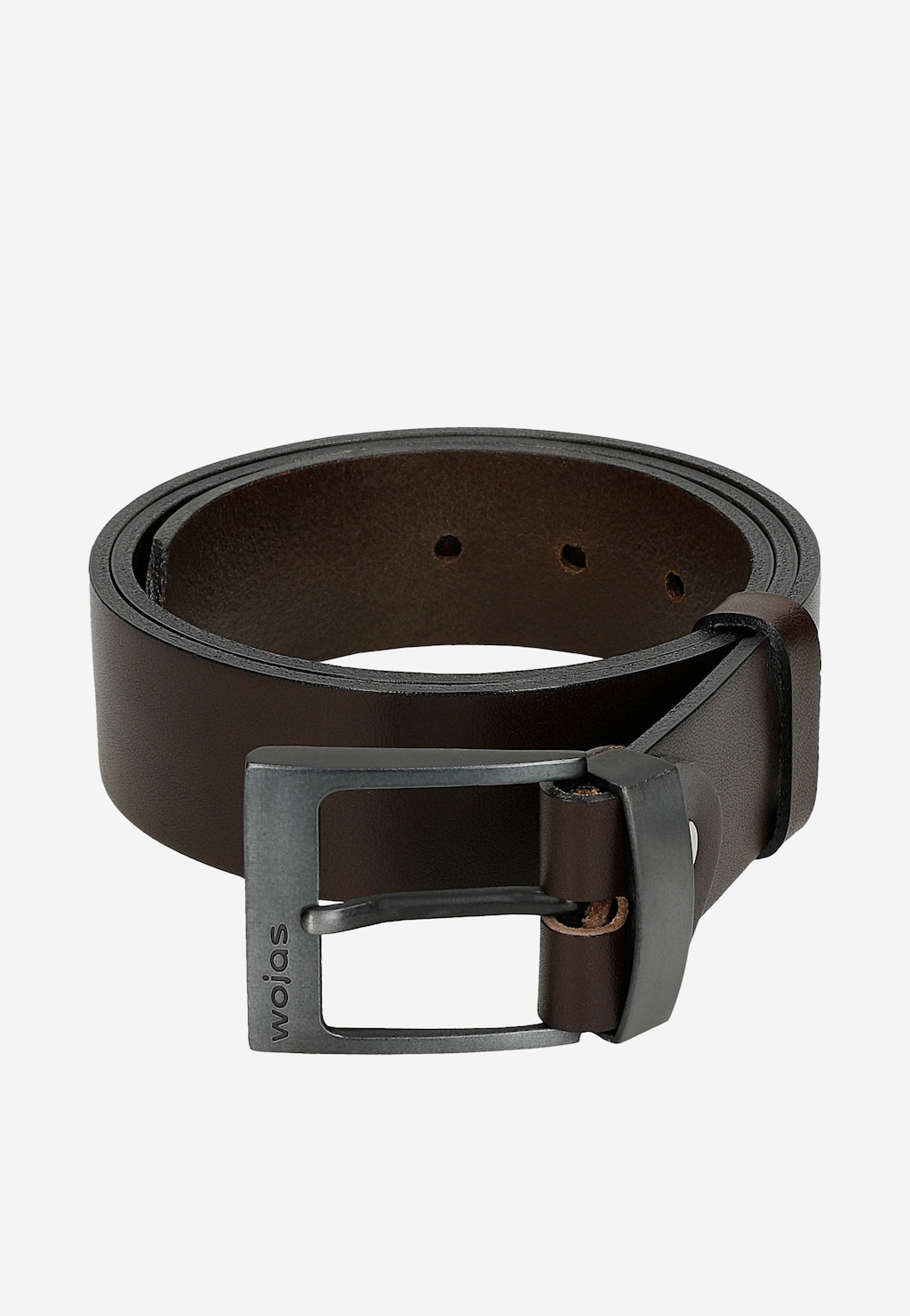 Tmavohnedý kožený pánsky opasok 93140-52 Widok 5