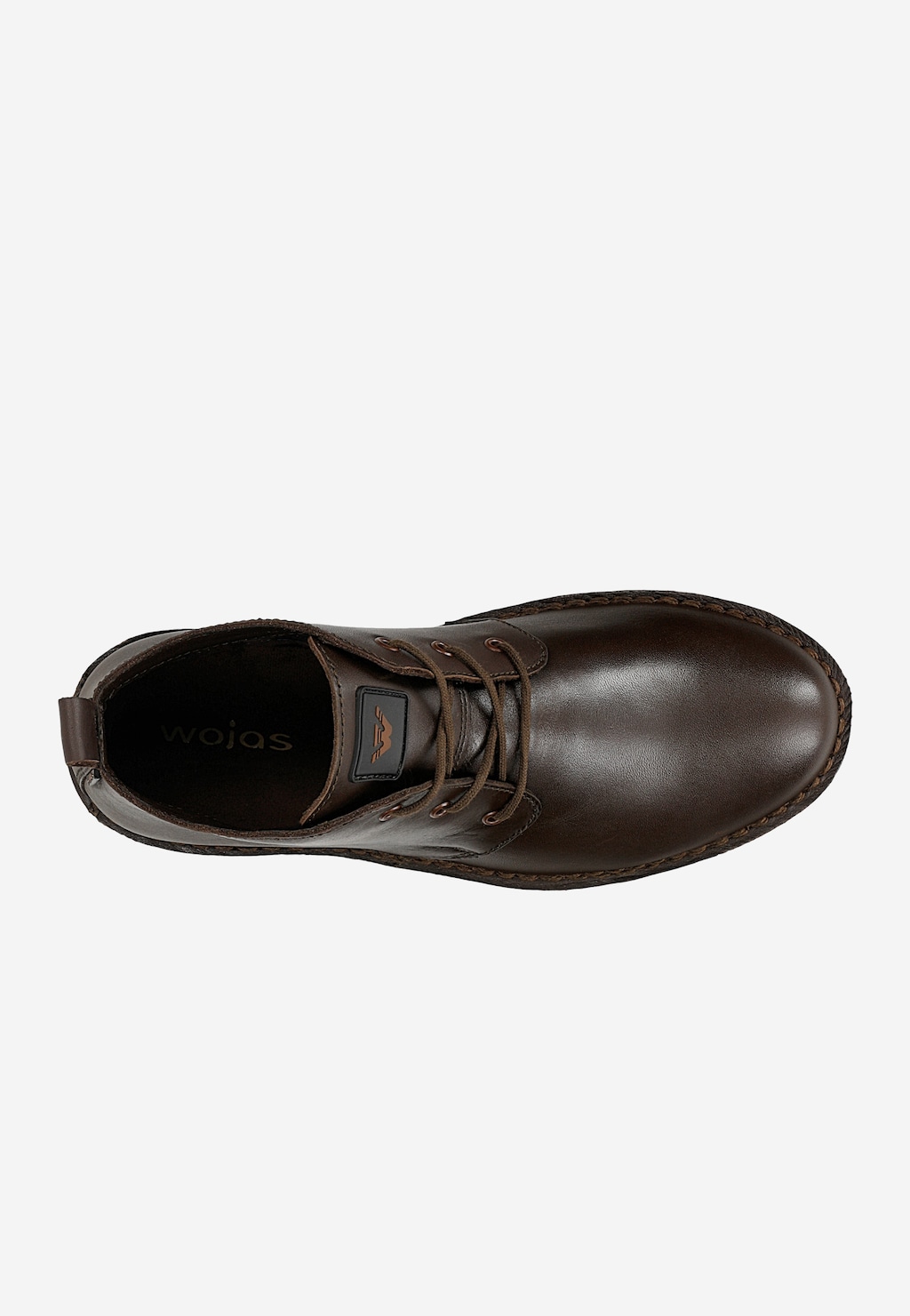 Hnědé chukka boty z pull up kůže 24128-42 Widok 4