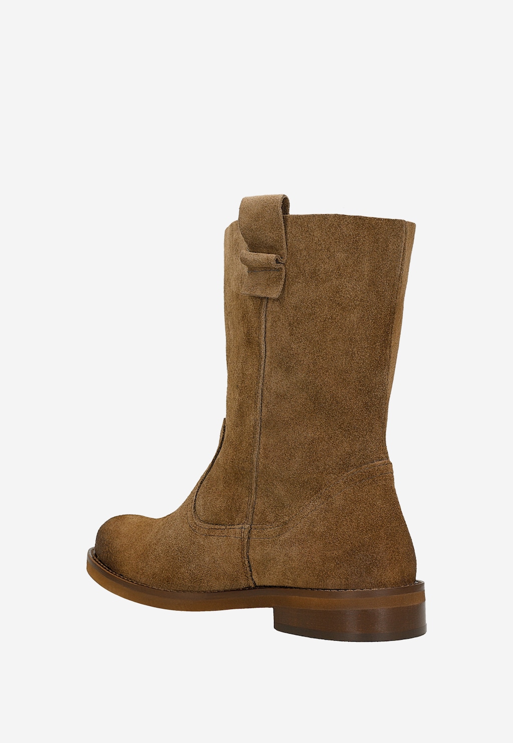 Světle hnědé dámské kotníčkové boty bez šněrování 55308-64 Widok 3