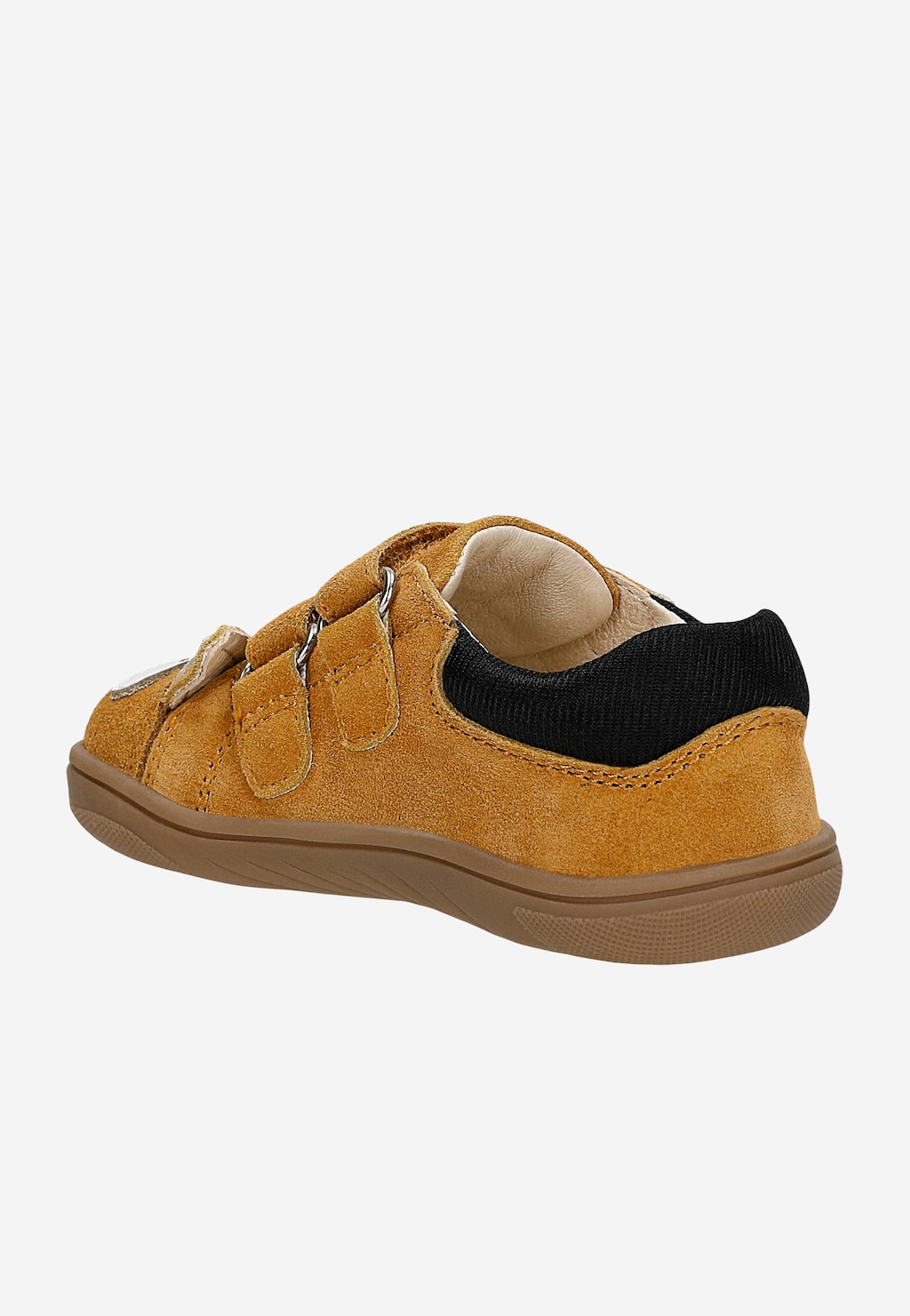 Svetlohnedé detské barefoot topánky s líškou Widok 4