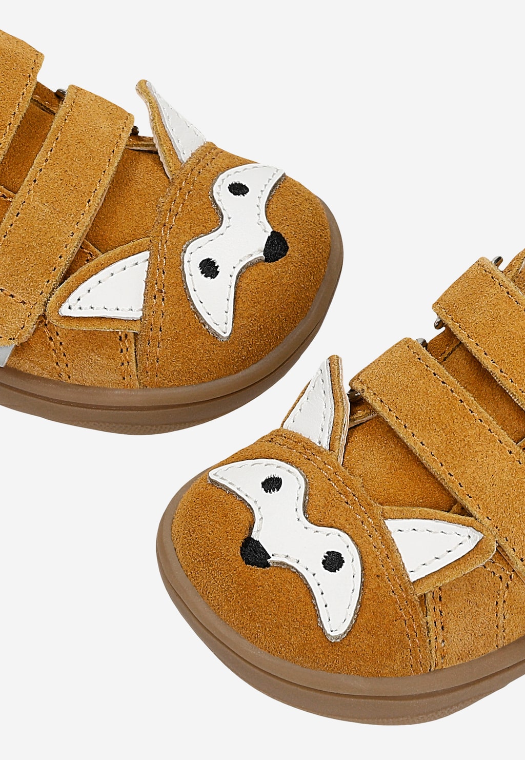 Svetlohnedé detské barefoot topánky s líškou Widok 9