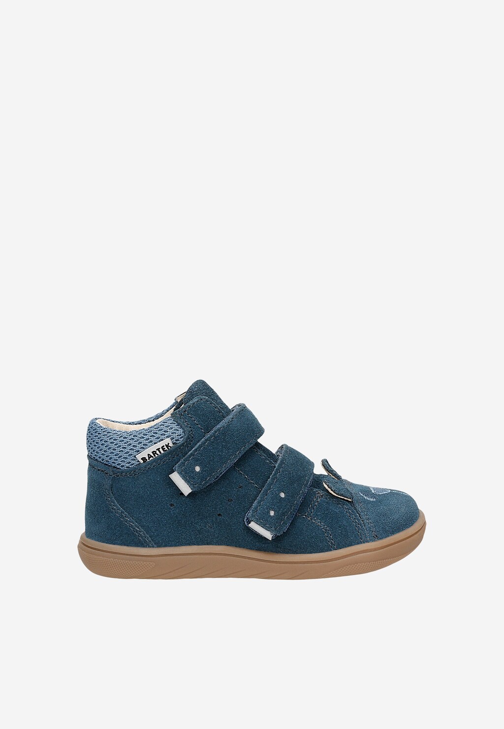 Modré vysoké barefoot topánky pre deti s medvedíkom BARTEK 86319-86 Widok 1