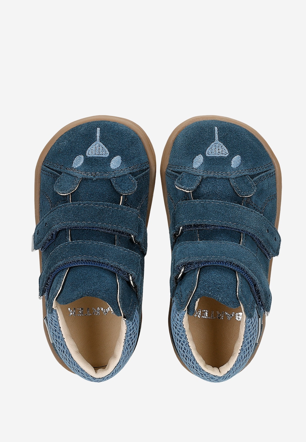 Niebieskie wysokie barefooty dziecięce z misiem BARTEK 86319-86 Widok 5