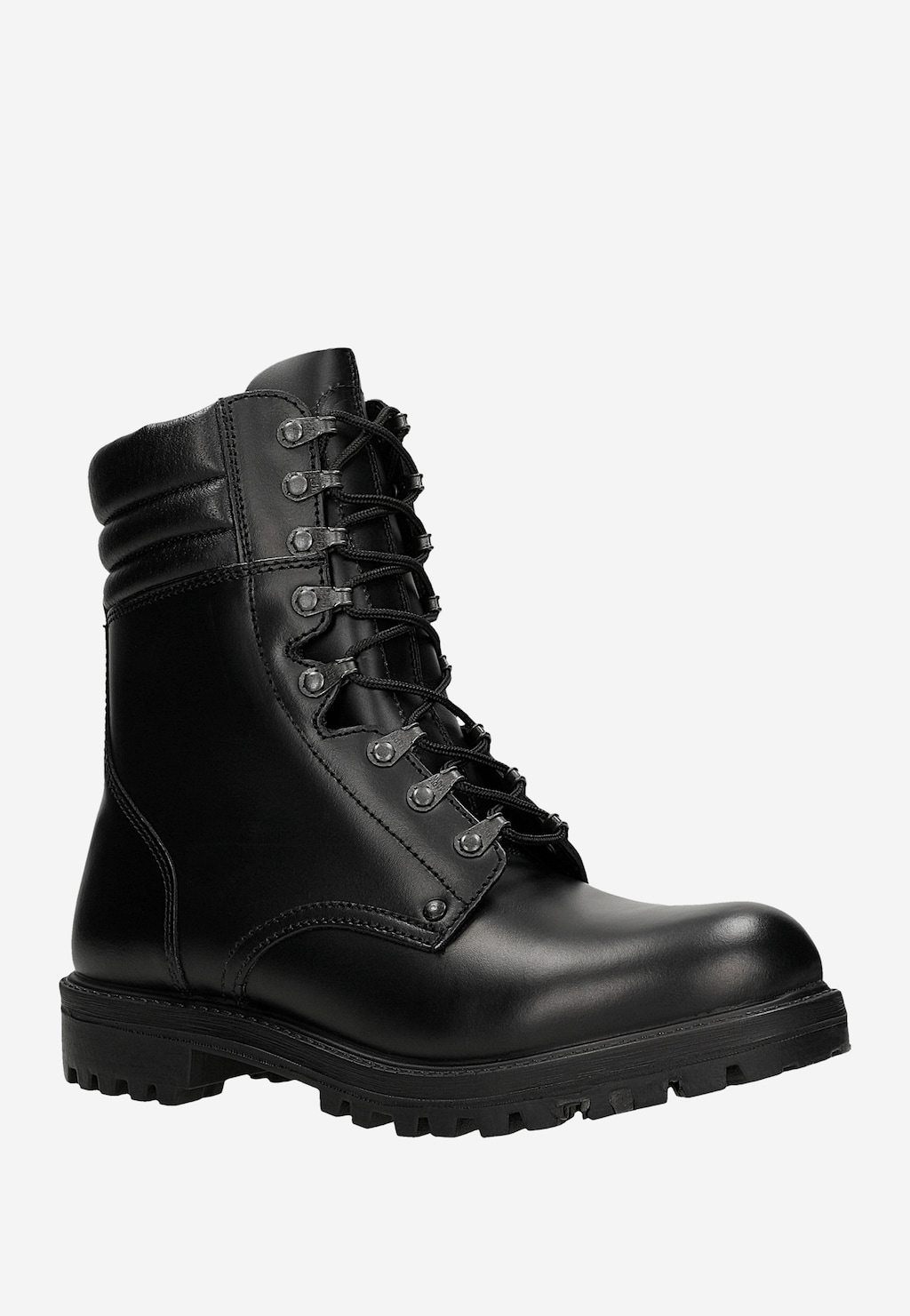 Čierne pánske kotníkové topánky z lícovej kože 1454-51 Widok 2