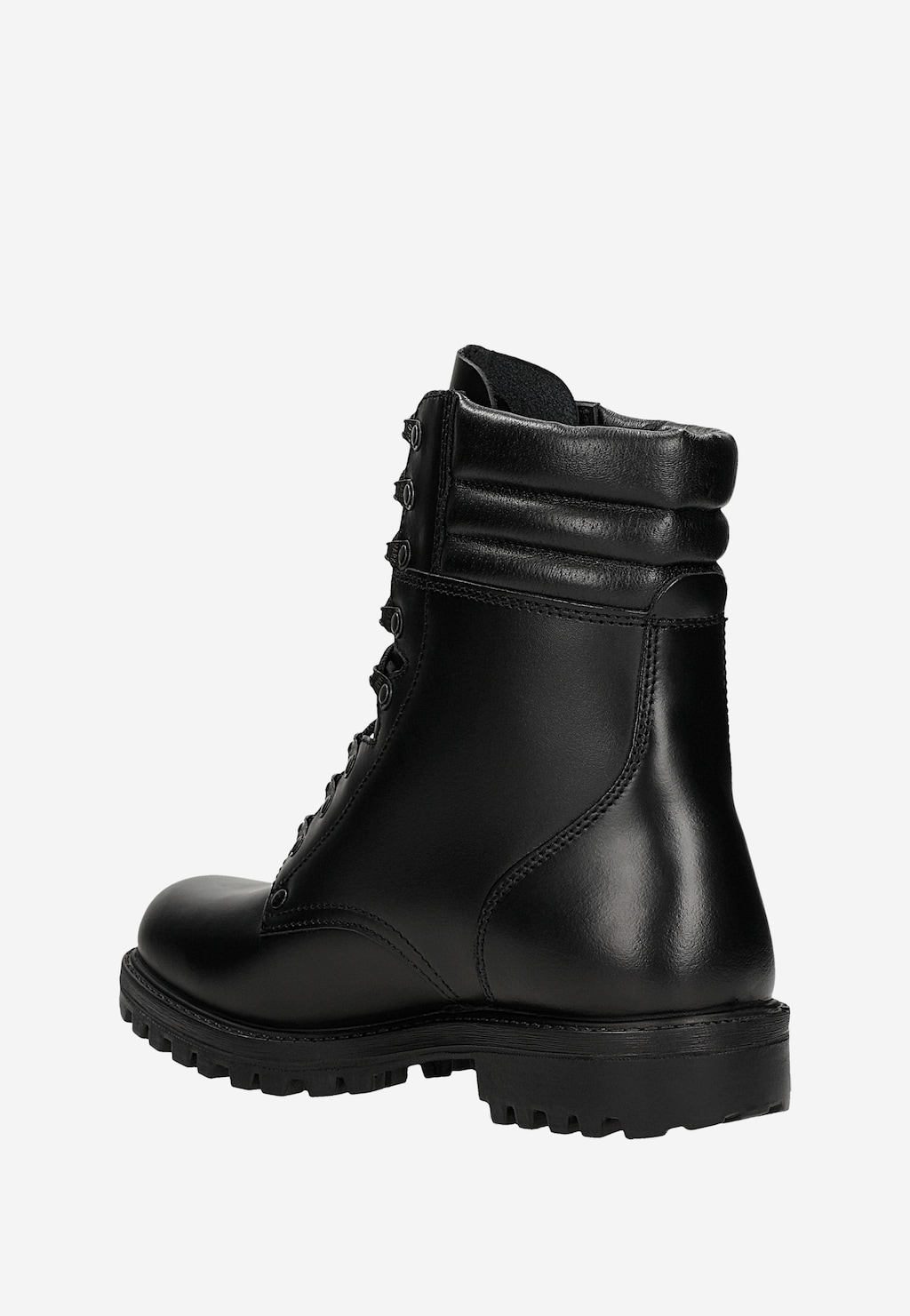 Čierne pánske kotníkové topánky z lícovej kože 1454-51 Widok 3