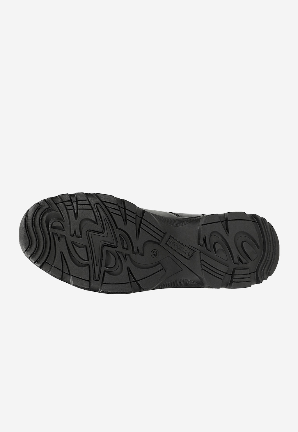 Czarne trzewiki specjalistyczne ponad kostkę ze skóry licowej 691-41 Widok 5