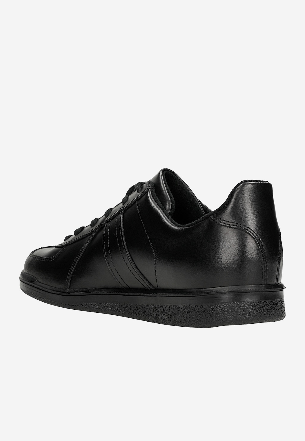 Czarne męskie półbuty koszarowe 878-41 Widok 3