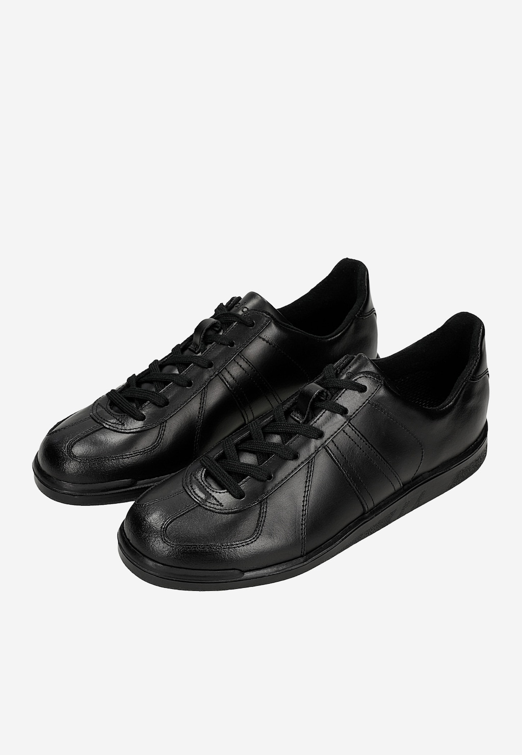 Czarne męskie półbuty koszarowe 878-41 Widok 6