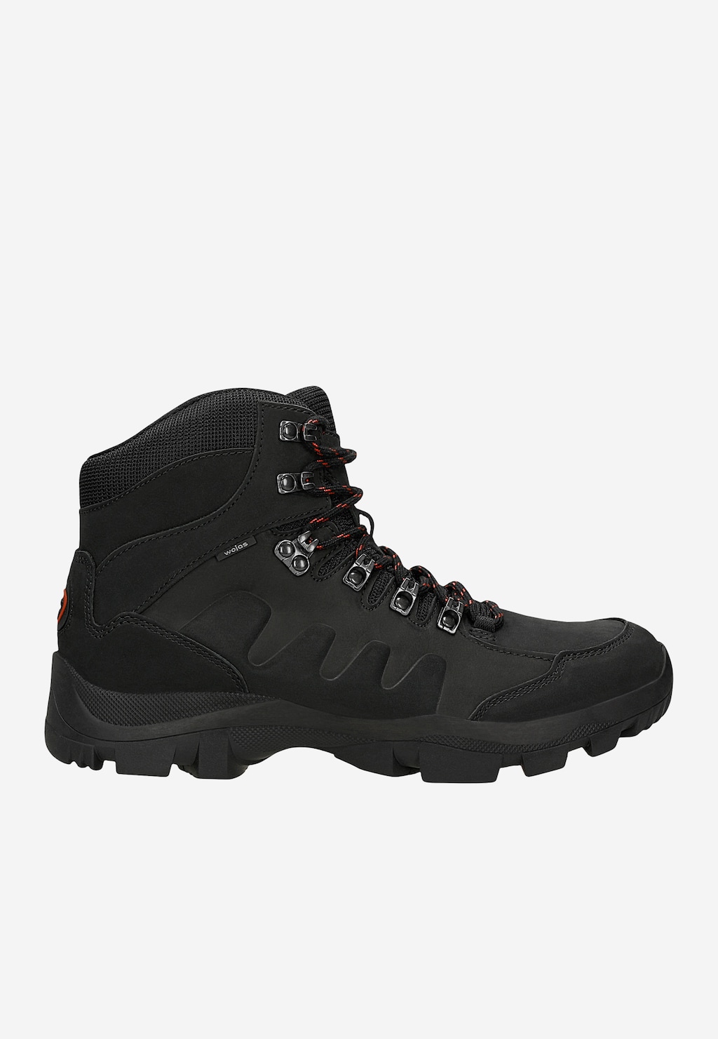 Černé vysoké trekkingové boty pánské 24122-81 Widok 1