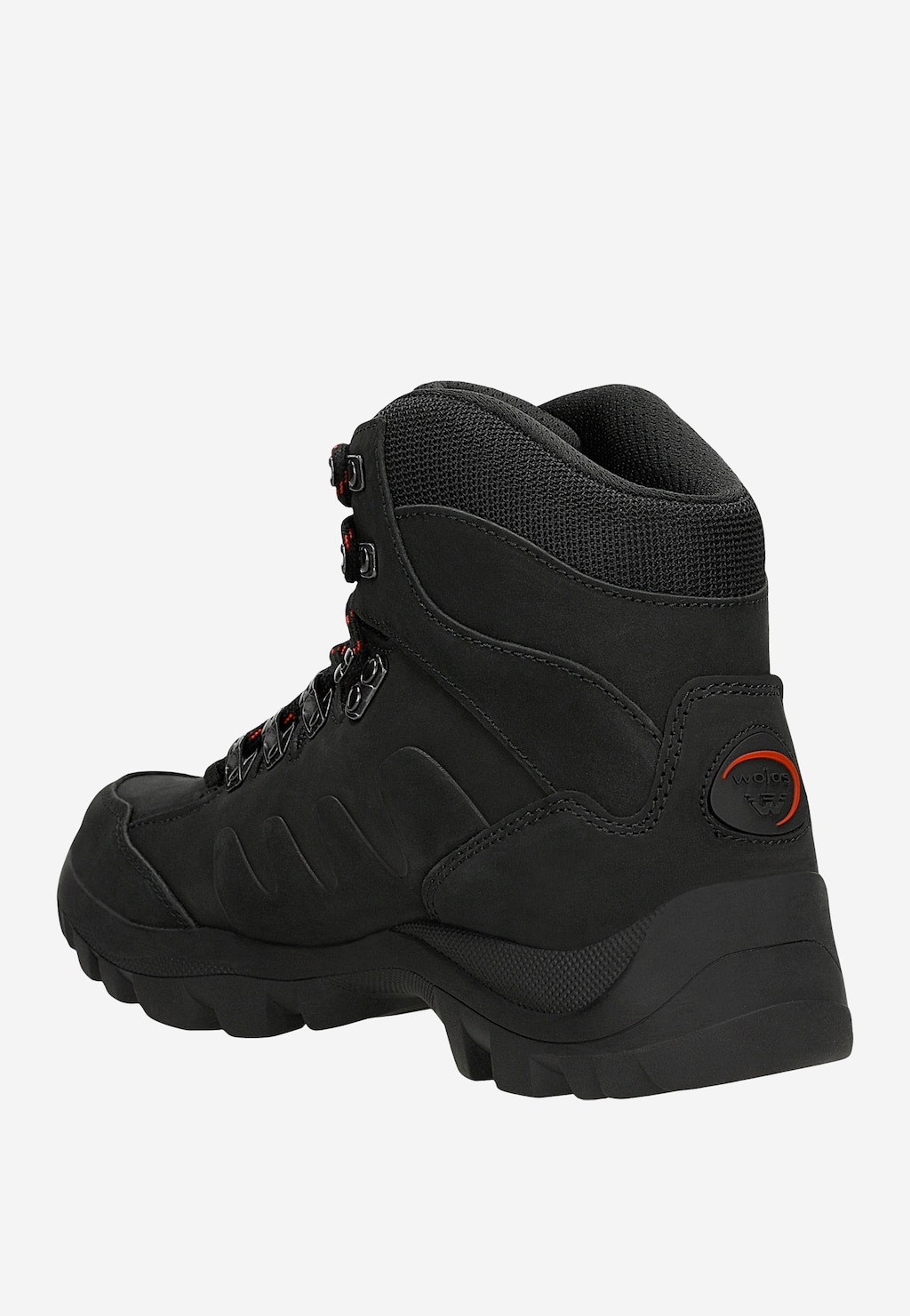 Černé vysoké trekkingové boty pánské 24122-81 Widok 3