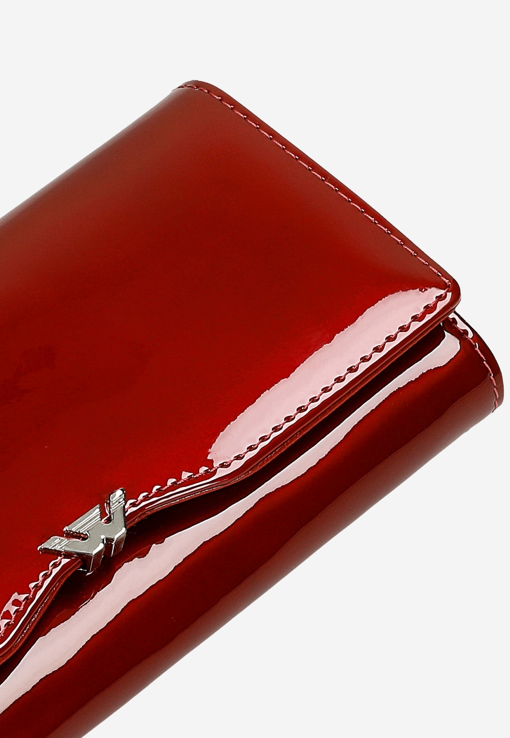 Červená lakovaná dámska peňaženka 91074-45 Widok 6