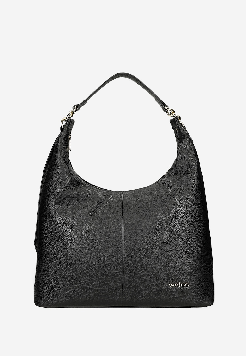 Velká černá dámská kožená kabelka 80448-51 Widok 1