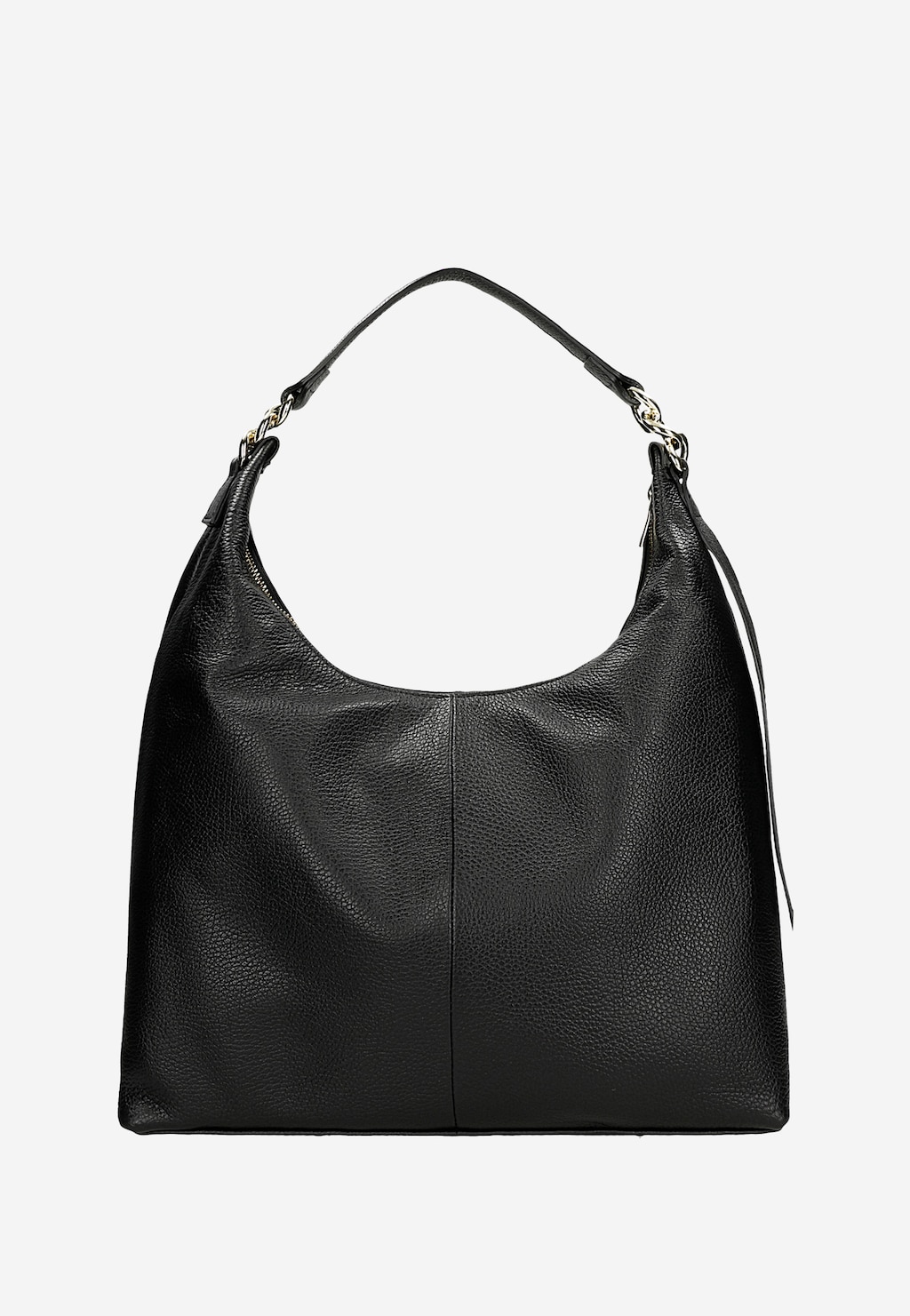 Velká černá dámská kožená kabelka 80448-51 Widok 3