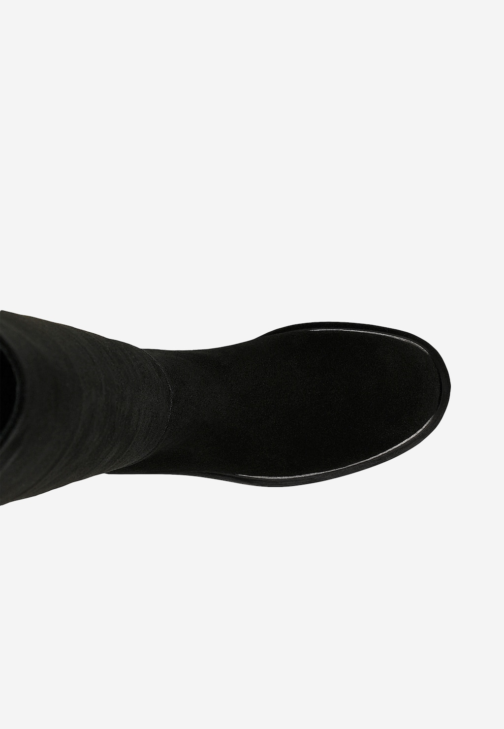 Czarne kozaki damskie z elastyczną cholewką 71120-61 Widok 4