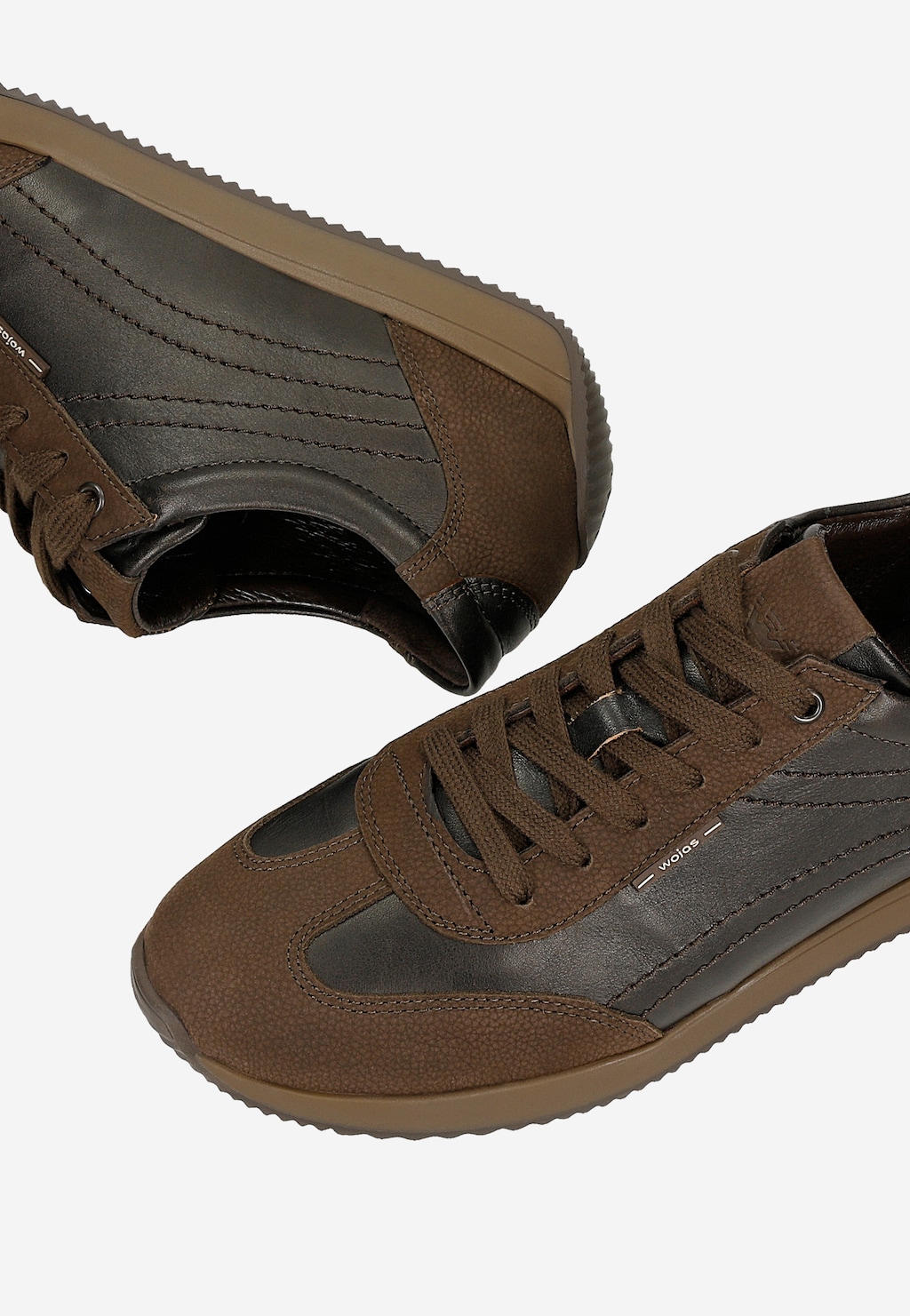 Ciemnobrązowe sneakersy męskie 10269-52 Widok 6