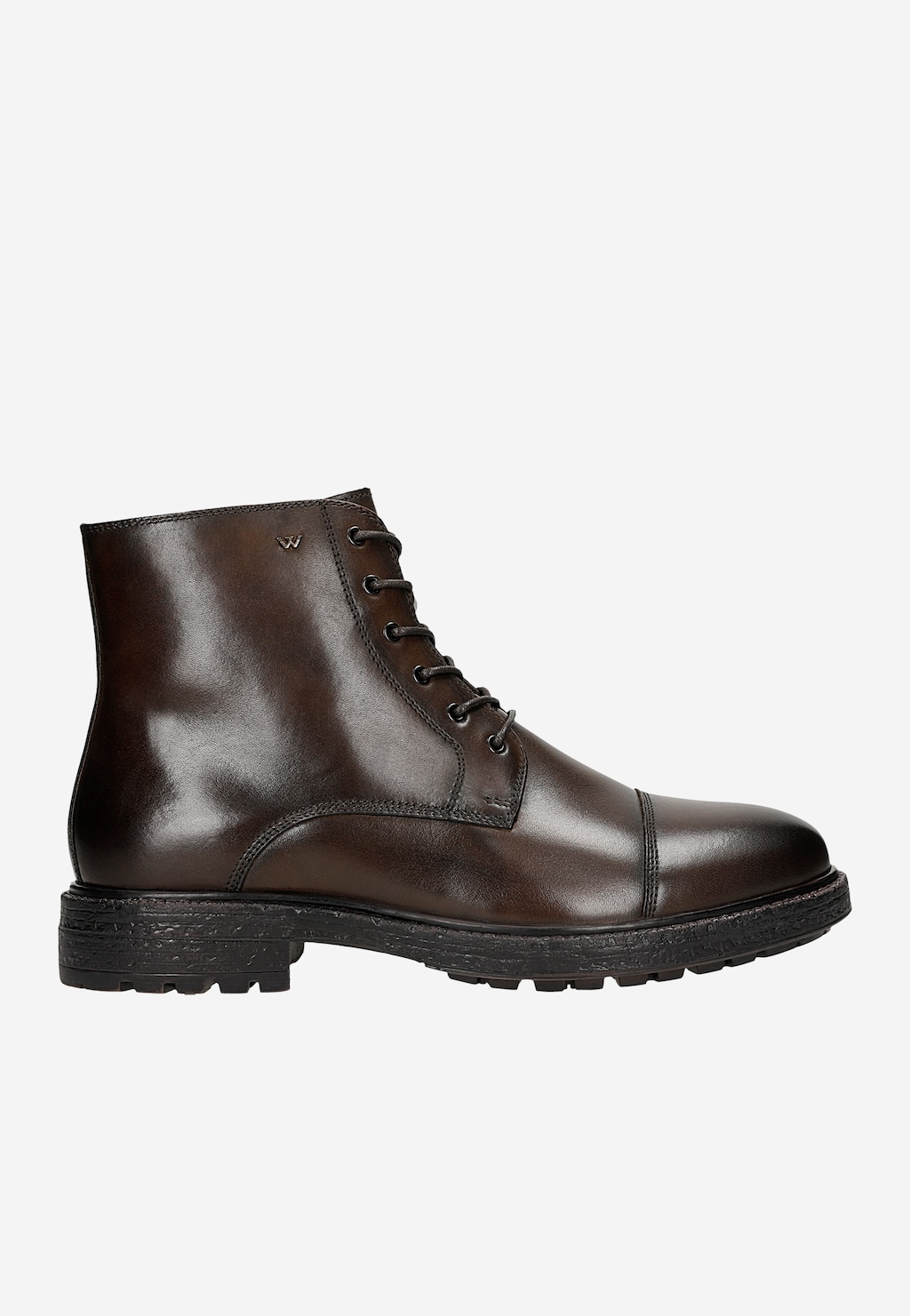 Brązowe ocieplane trzewiki męskie 24129-52 Widok 1