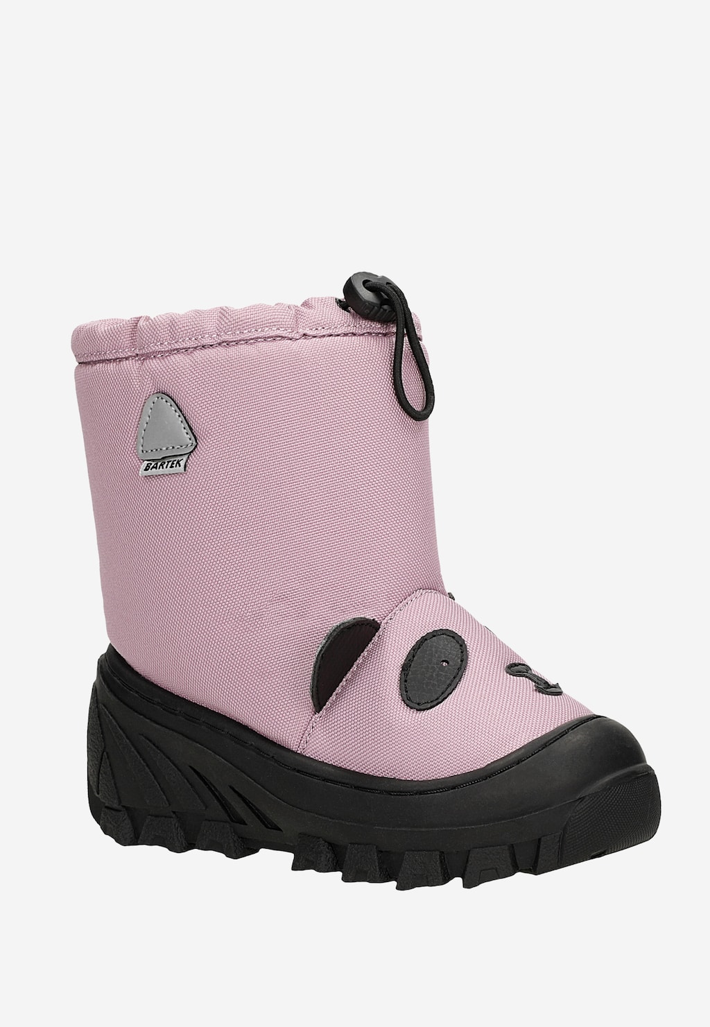 Różowe śniegowce dziewczęce z materiału wodoodpornego BARTEK 110458-01 Widok 2