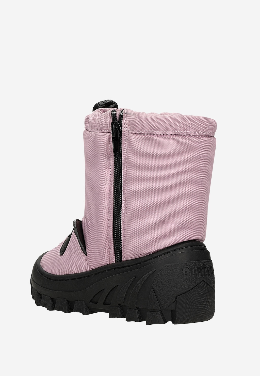 Różowe śniegowce dziewczęce z materiału wodoodpornego BARTEK 110458-01 Widok 3