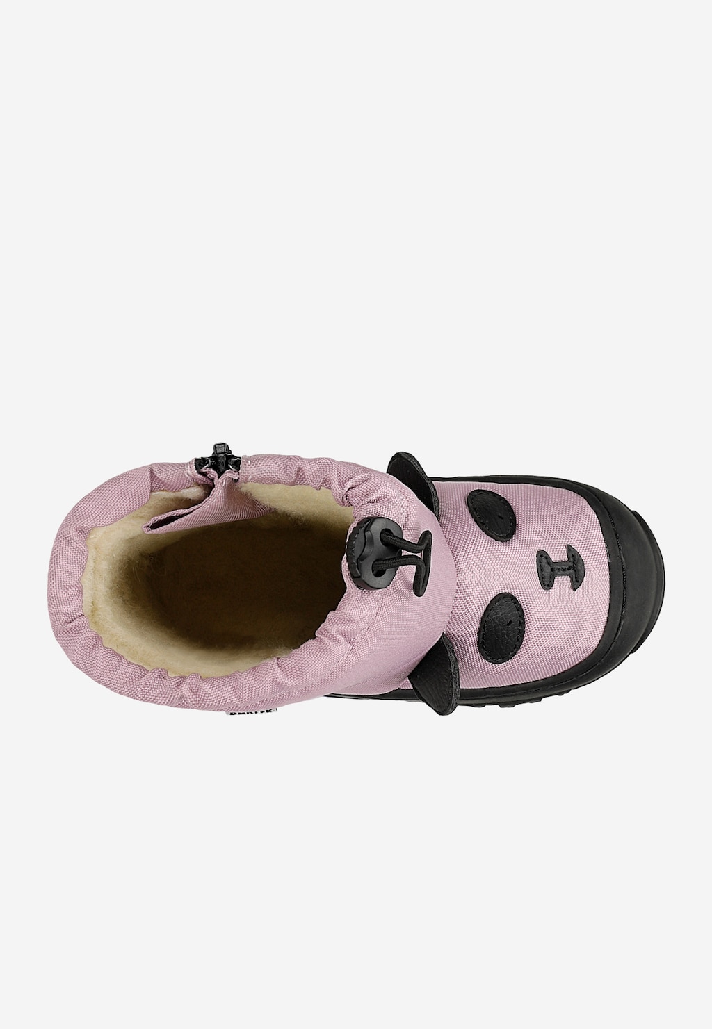 Różowe śniegowce dziewczęce z materiału wodoodpornego BARTEK 110458-01 Widok 4