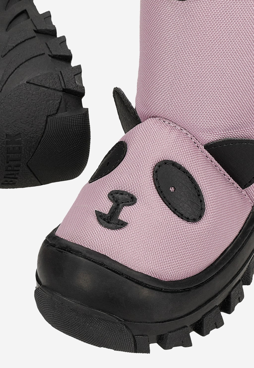 Różowe śniegowce dziewczęce z materiału wodoodpornego BARTEK 110458-01 Widok 7