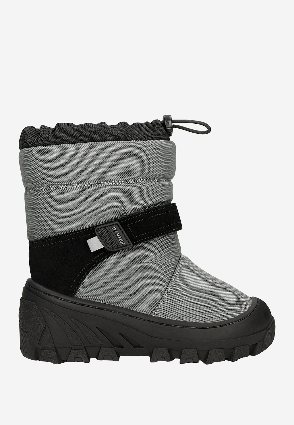 Szaro-czarne śniegowce dziecięce BARTEK 116870-10 Widok 1