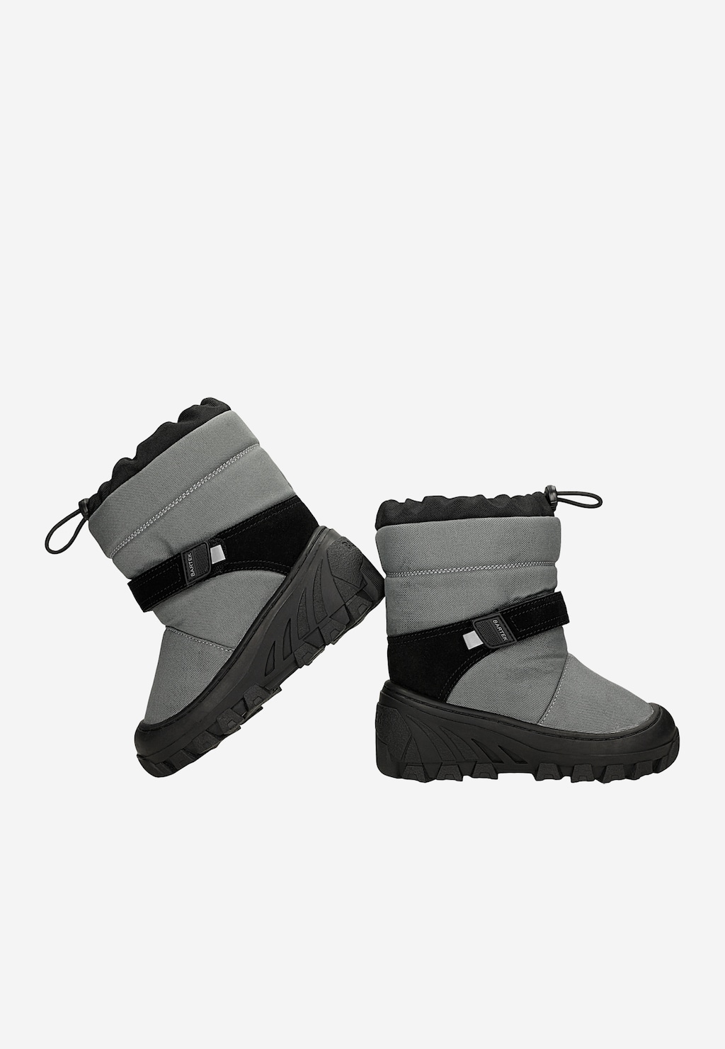 Szaro-czarne śniegowce dziecięce BARTEK 116870-10 Widok 6