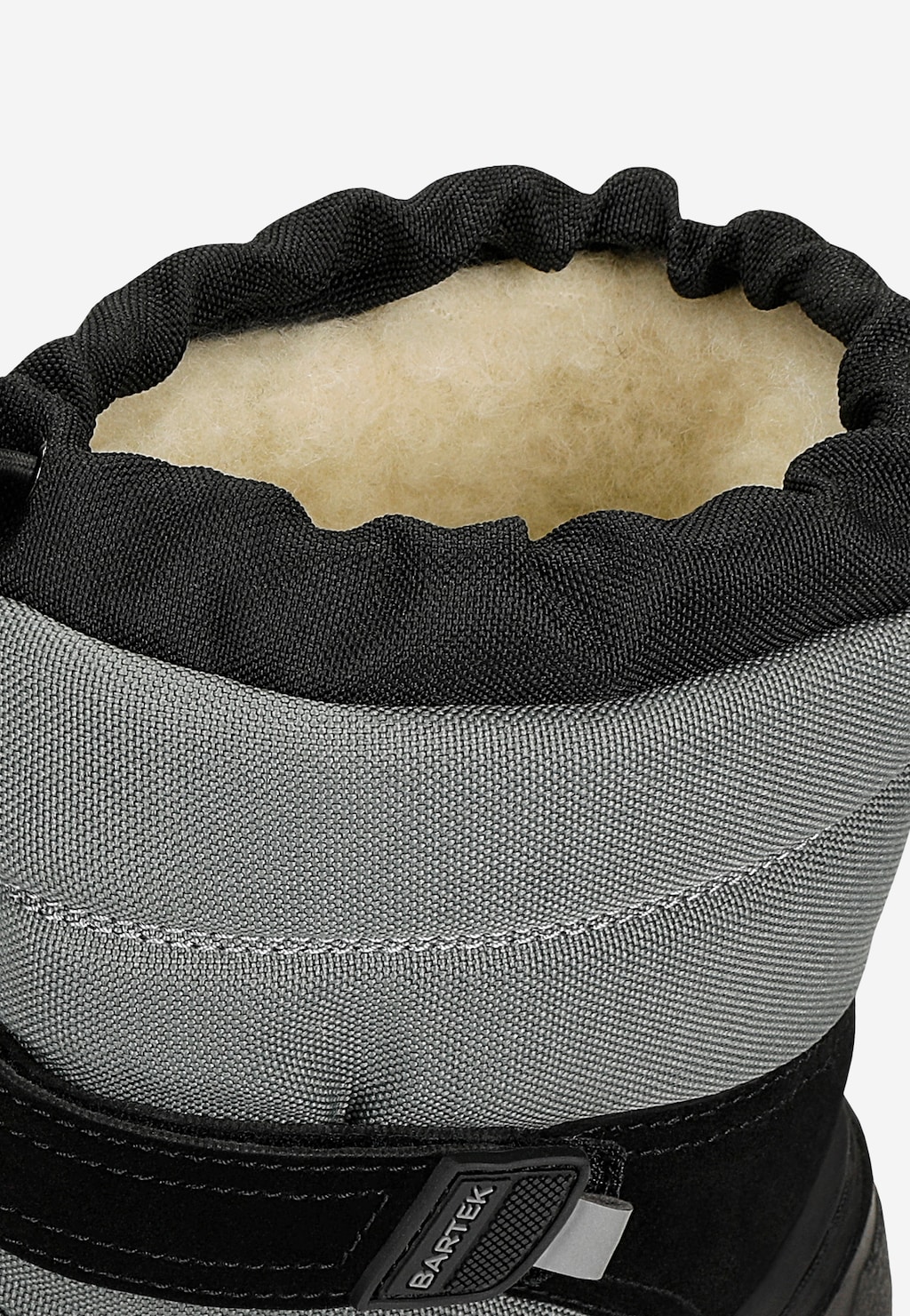 Szaro-czarne śniegowce dziecięce BARTEK 116870-10 Widok 7