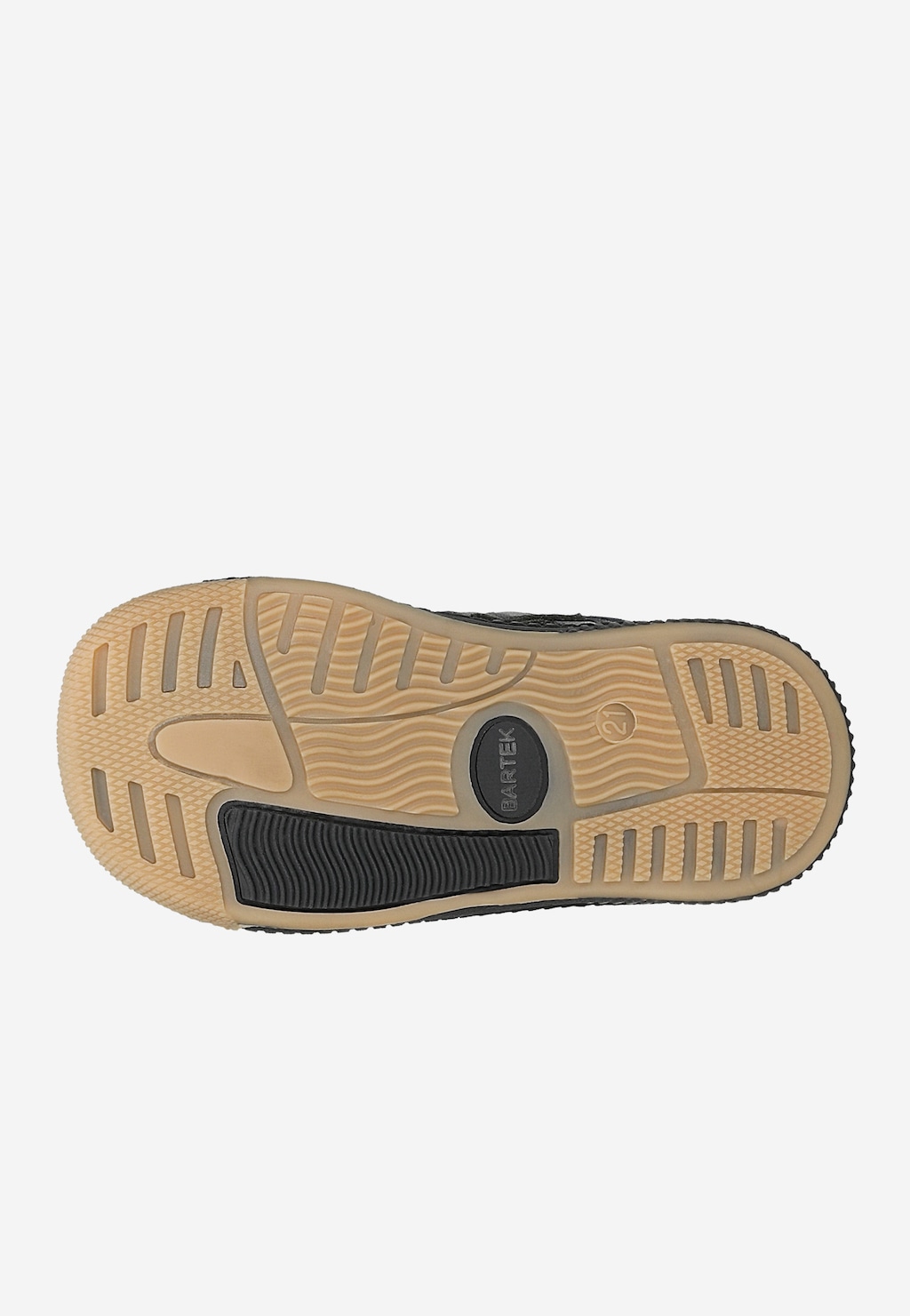 Tmavomodré detské kotníkové topánky s hnedými vložkami BARTEK 86316-76 Widok 6