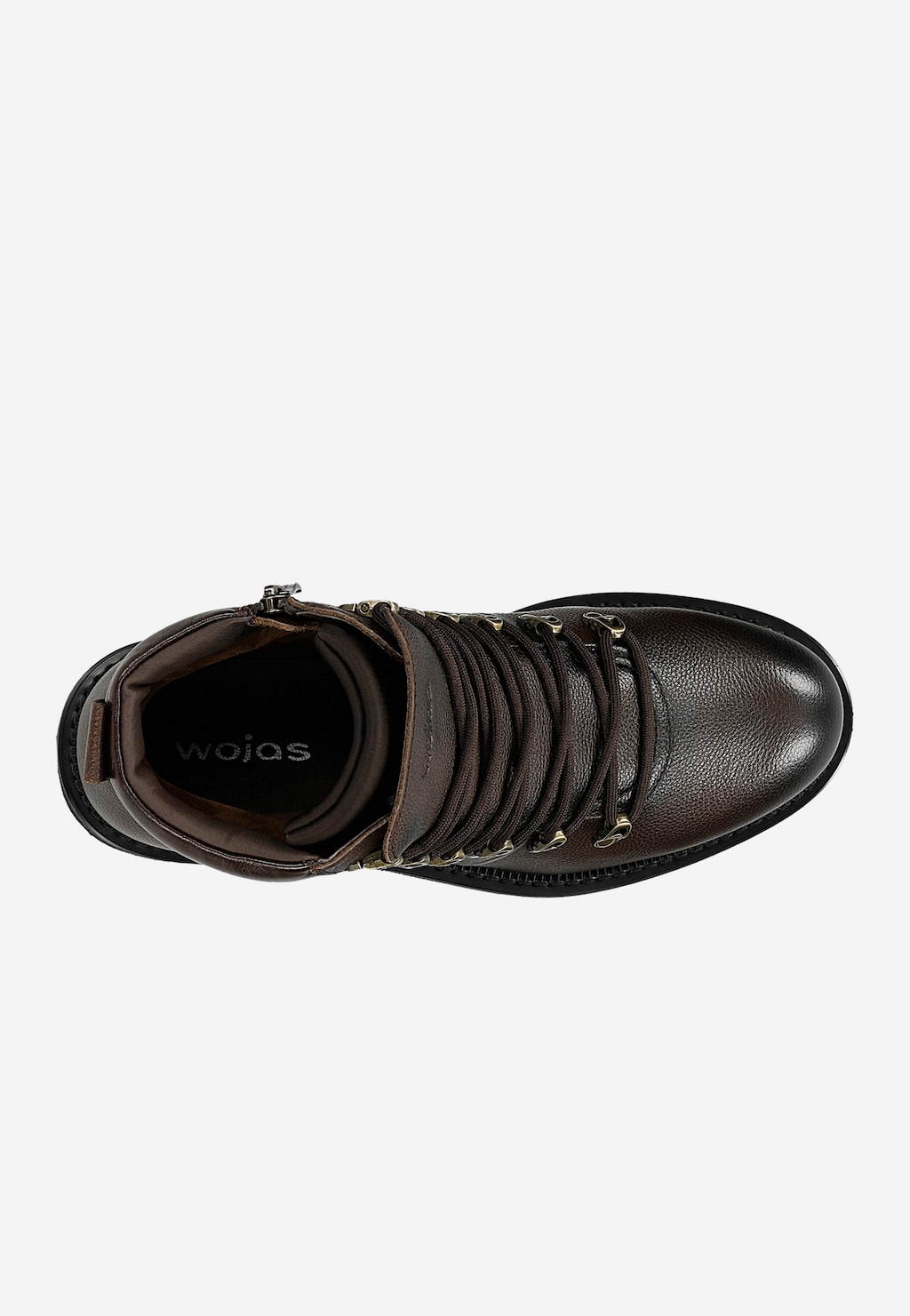 Brązowe workery męskie ze skóry licowej 24132-52 Widok 4