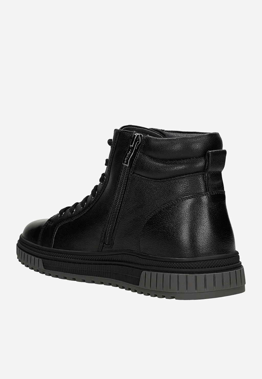 Czarne wysokie trampki męskie 24135-51 Widok 3