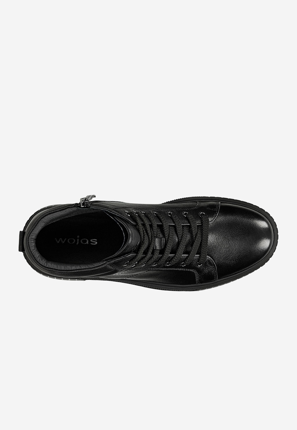 Czarne wysokie trampki męskie 24135-51 Widok 4