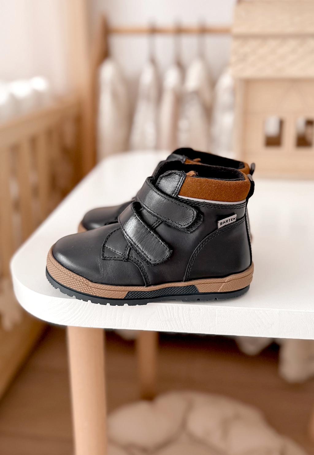 Kotníkové boty BARTEK 88005-56, tmavě modro-hnědé Widok 9