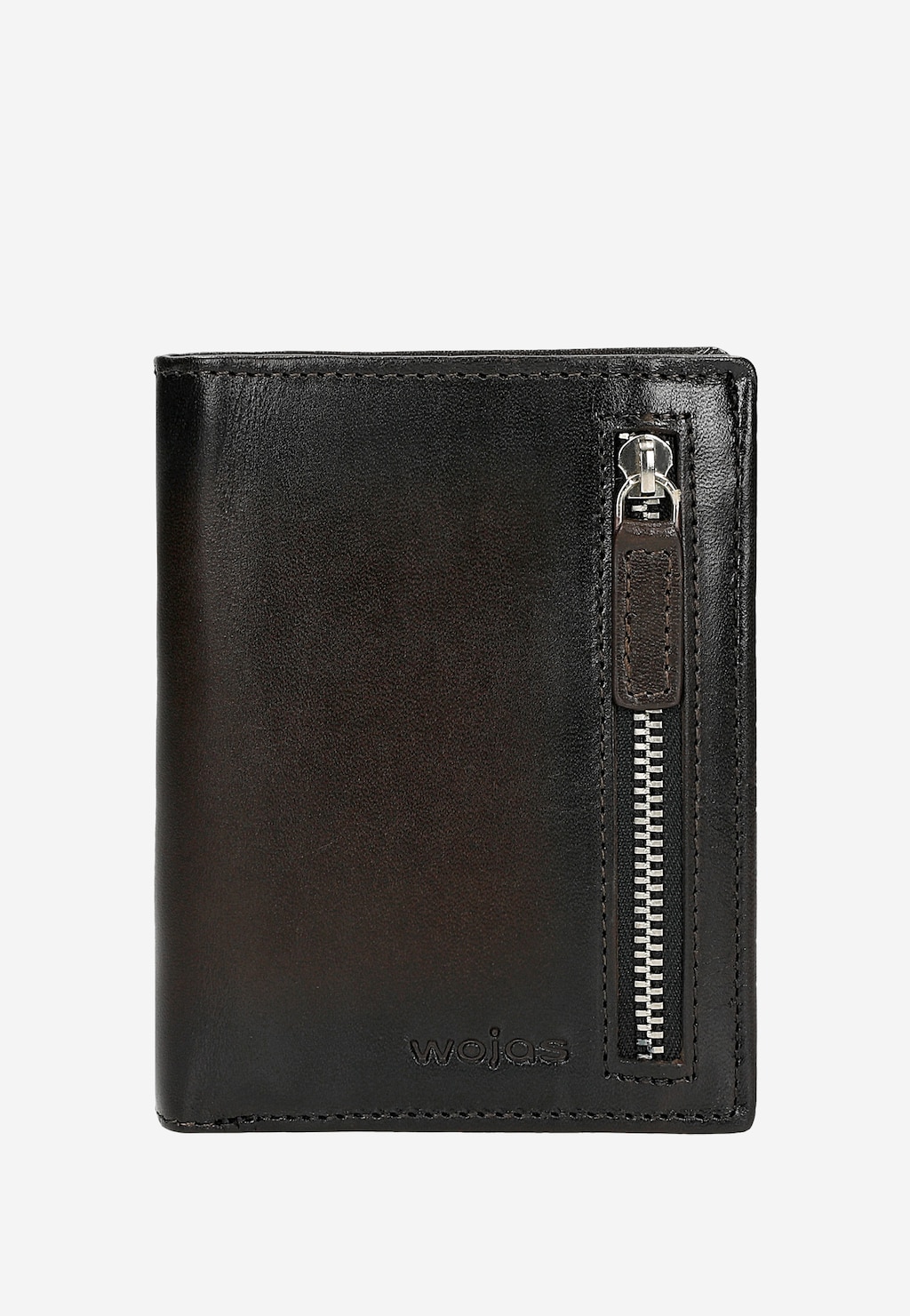 Hnědá kožená pánská peněženka na výšku 91129-52 Widok 1