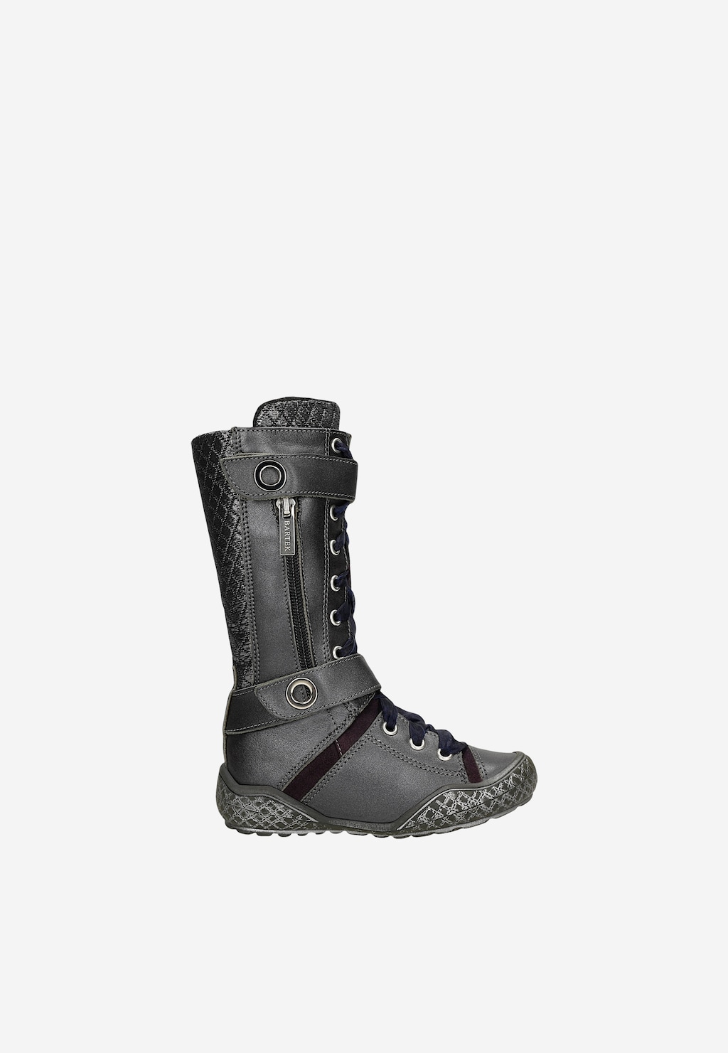 Tmavě šedé kozačky BARTEK z lícové kůže T-44741/03H Widok 1