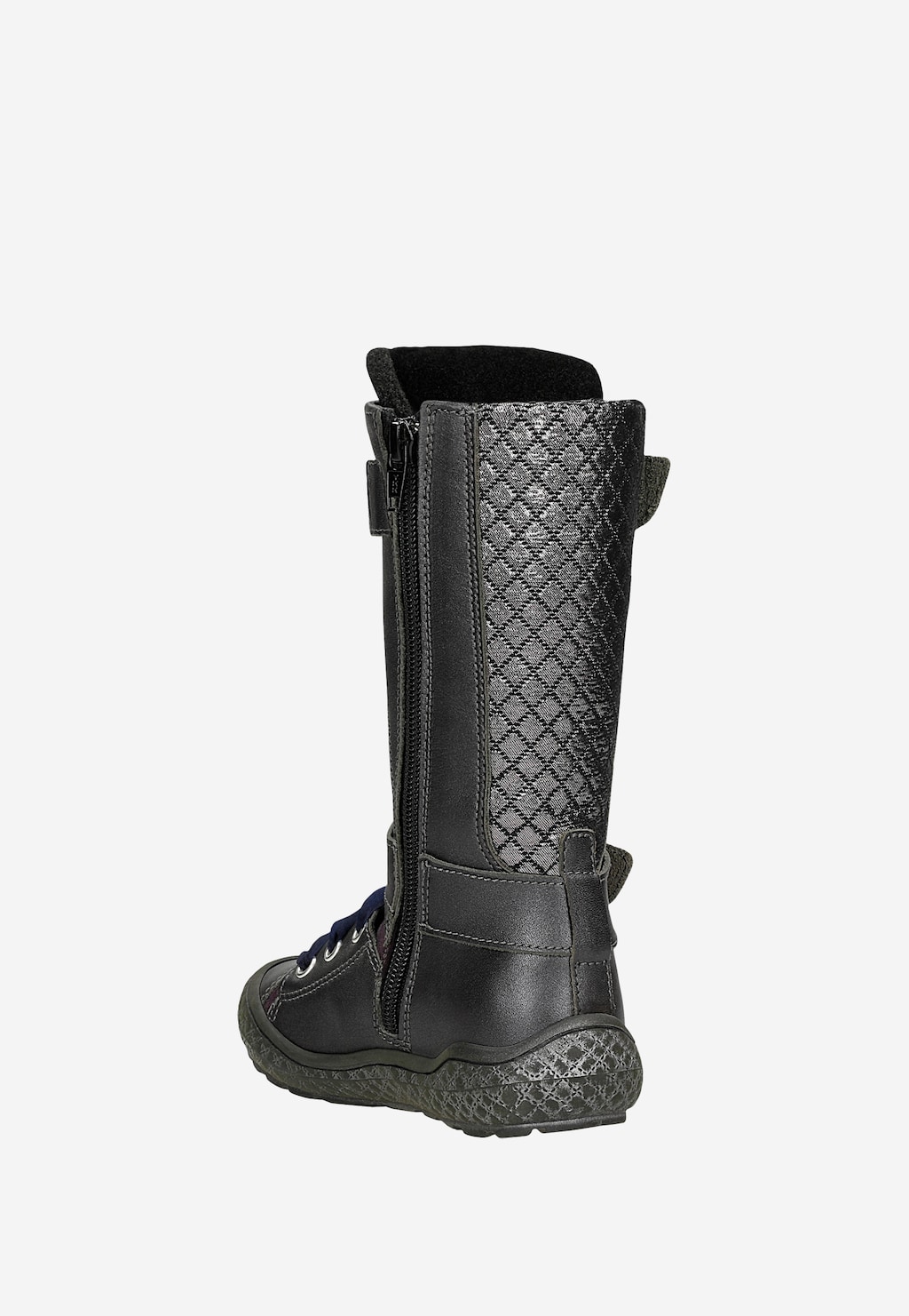 Tmavě šedé kozačky BARTEK z lícové kůže T-44741/03H Widok 4