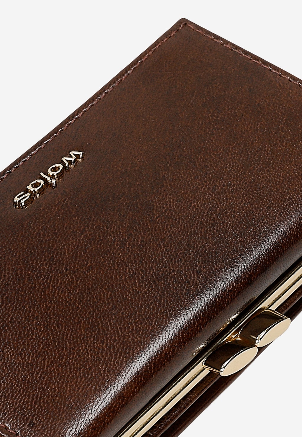 Brązowy skórzany portfel damski z blokadą RFID 91085-53 Widok 8