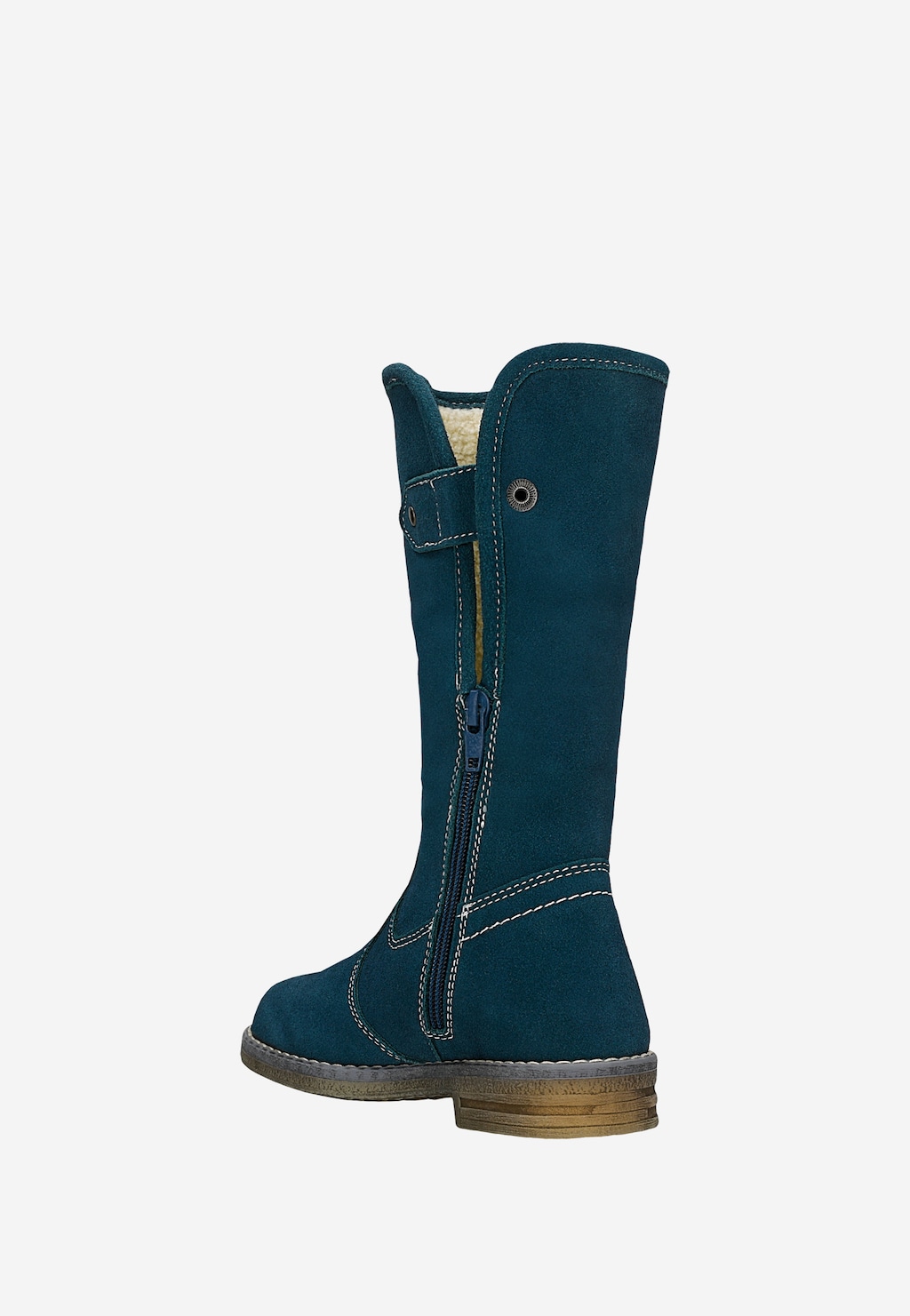 Kozaki BARTEK W-54735/0UJ w morskim odcieniu z kożuchem Widok 3