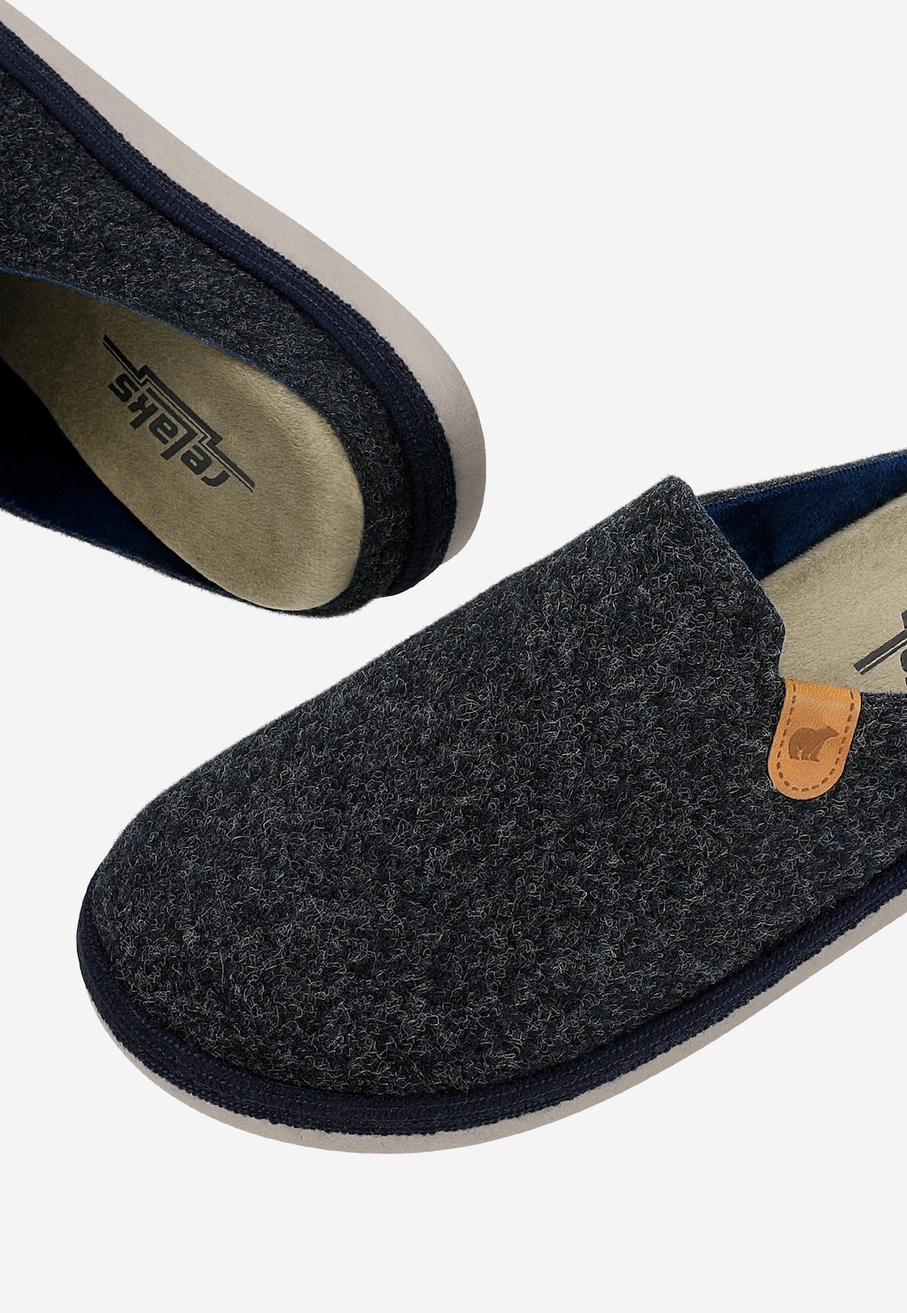 Granatowe pantofle RELAKS R34010-16 Widok 6