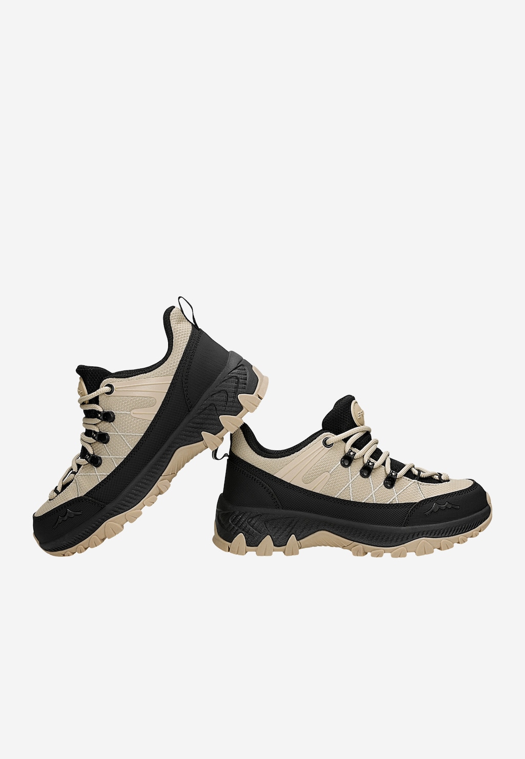 Beżowo-czarne trekkingi dziecięce z membraną Nano-Tex™ BARTEK 87011-44 Widok 7