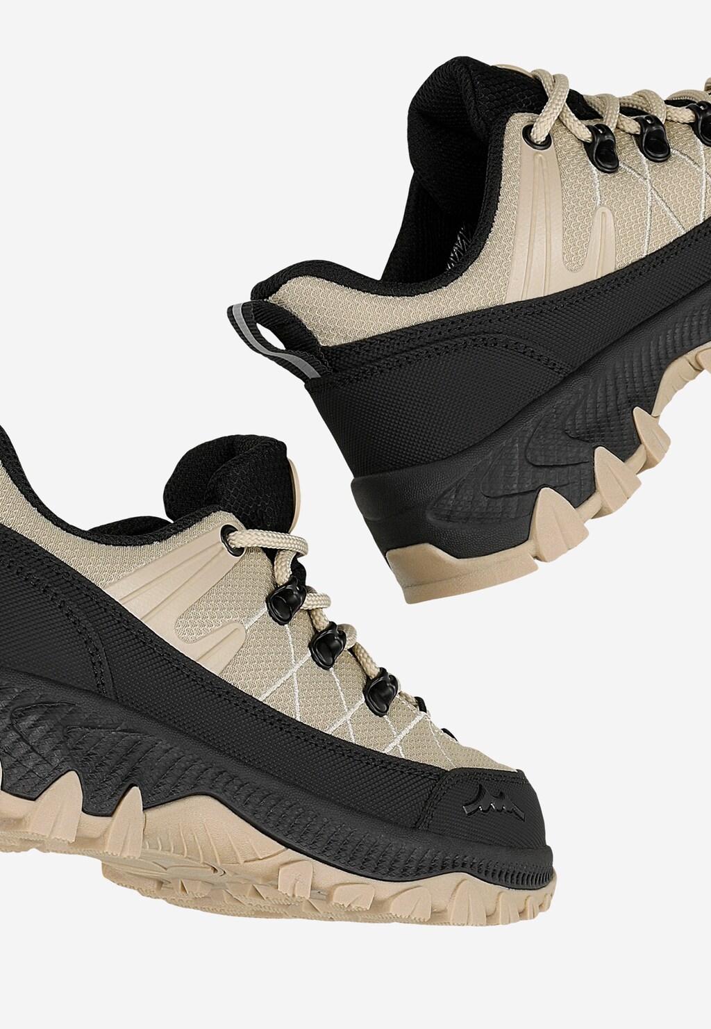 Beżowo-czarne trekkingi dziecięce z membraną Nano-Tex™ BARTEK 87011-44 Widok 8