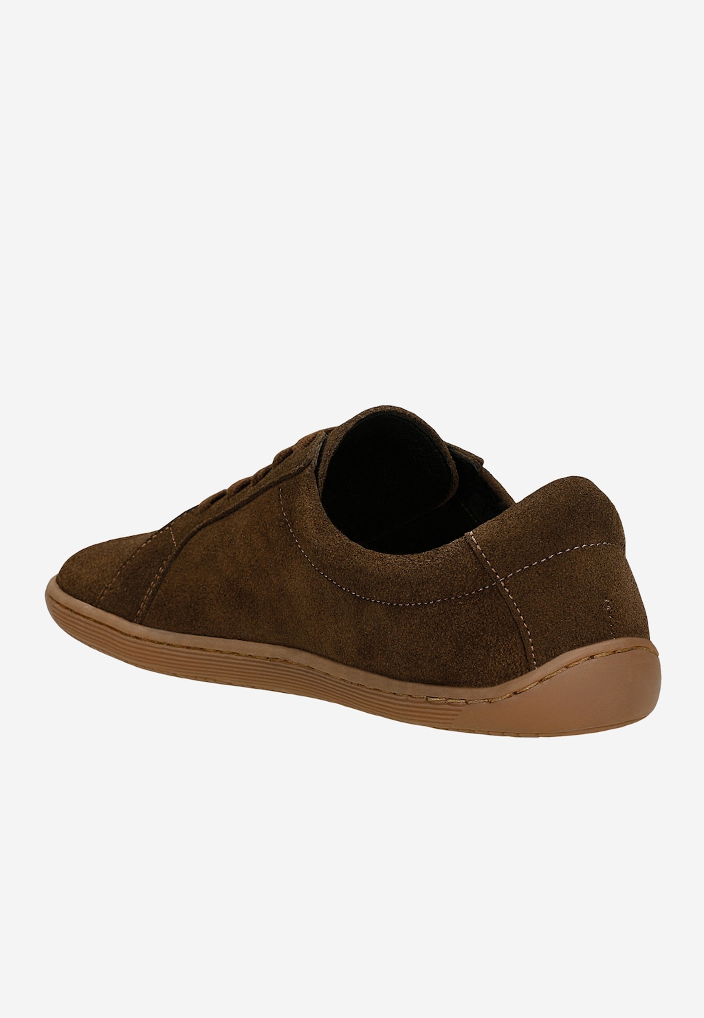 Ciemnobrązowe czekoladowe trampki damskie typu barefoot 46395-62 Widok 3