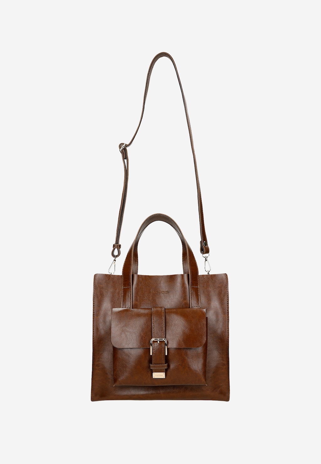 Brązowa torebka damska ze złotymi elementami 80348-52 Widok 4