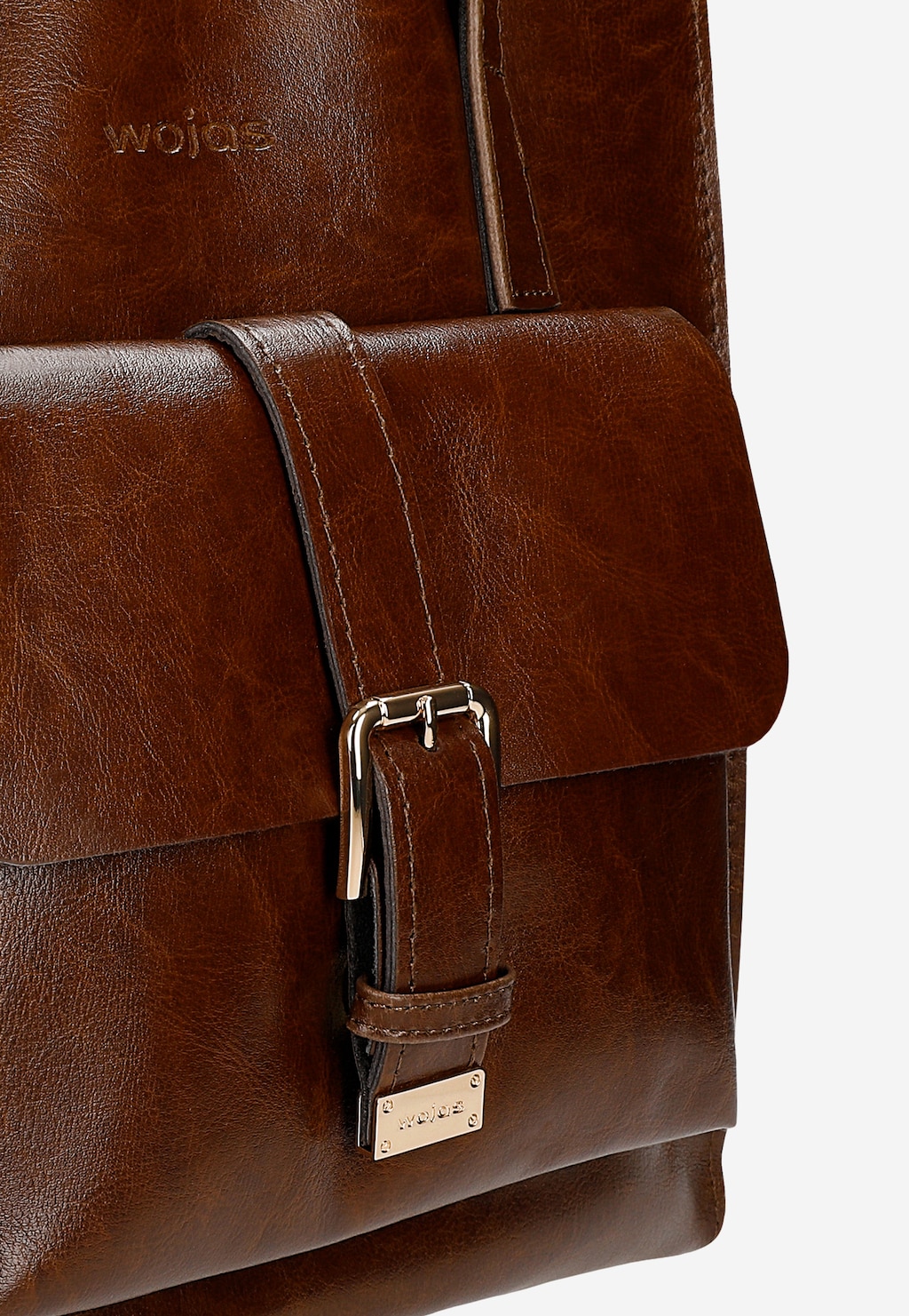 Brązowa torebka damska ze złotymi elementami 80348-52 Widok 7