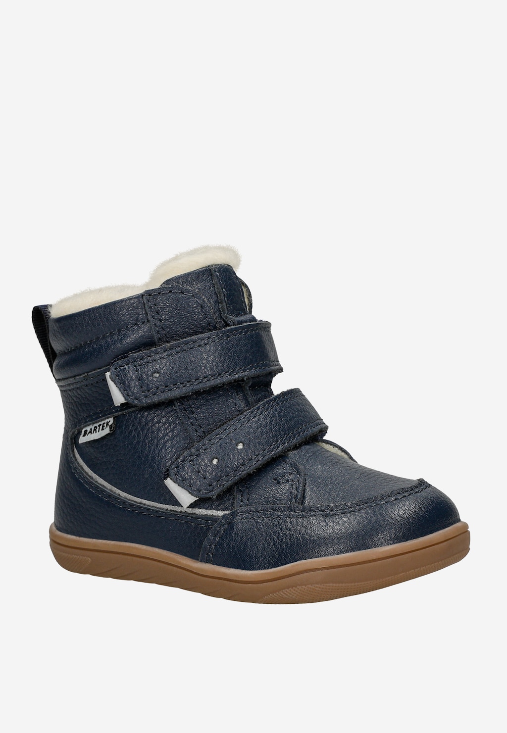 Granatowe śniegowce barefoot ocieplane wełną BARTEK 84014-56 Widok 2