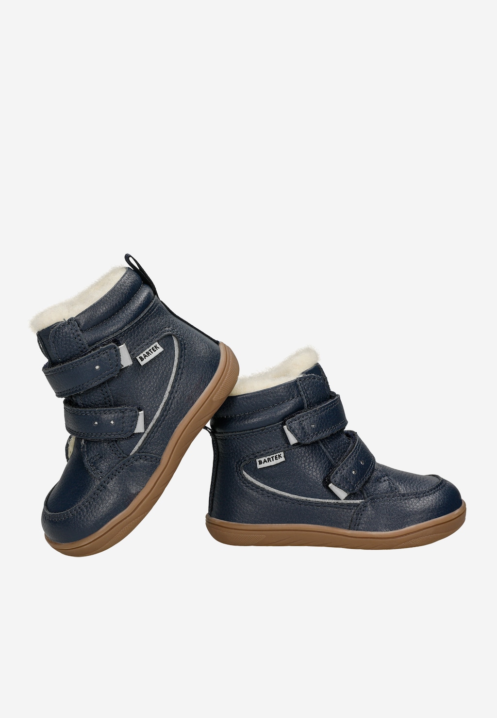 Granatowe śniegowce barefoot ocieplane wełną BARTEK 84014-56 Widok 6