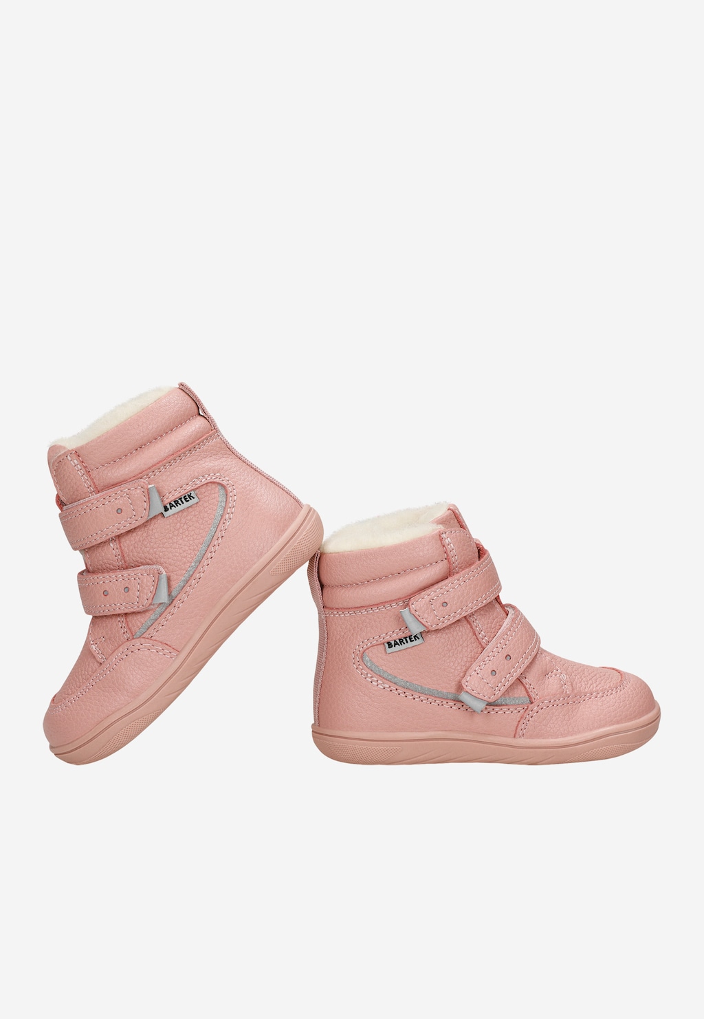 Różowe śniegowce barefoot ocieplane wełną BARTEK 84014-55 Widok 6