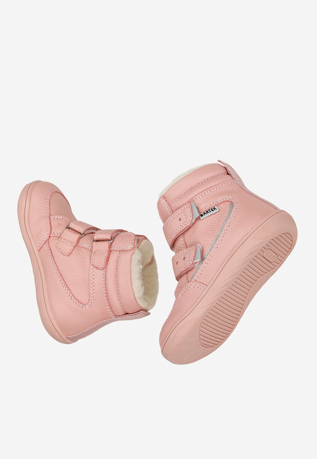 Różowe śniegowce barefoot ocieplane wełną BARTEK 84014-55 Widok 8