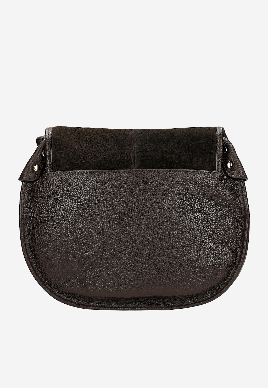 Malá hnedá crossbody kabelka z kombinovaných kož 80401-72 Widok 3