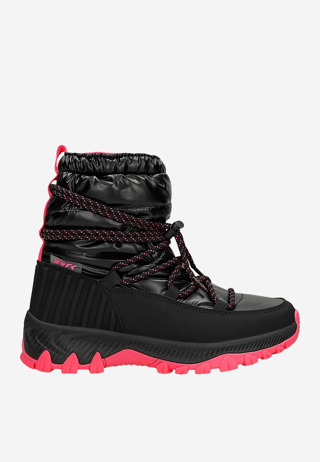 Čierno-ružové snehule pre dievčatá s ortaliónovou sárou BARTEK 85007-11 Widok 2