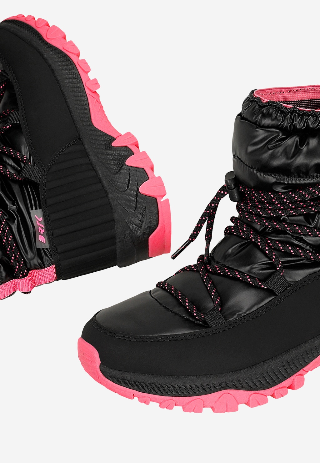 Čierno-ružové snehule pre dievčatá s ortaliónovou sárou BARTEK 85007-11 Widok 9